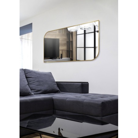 Spiegel in goud MDF SLIM frame - TRAANTJE - kleur frame naar keuze