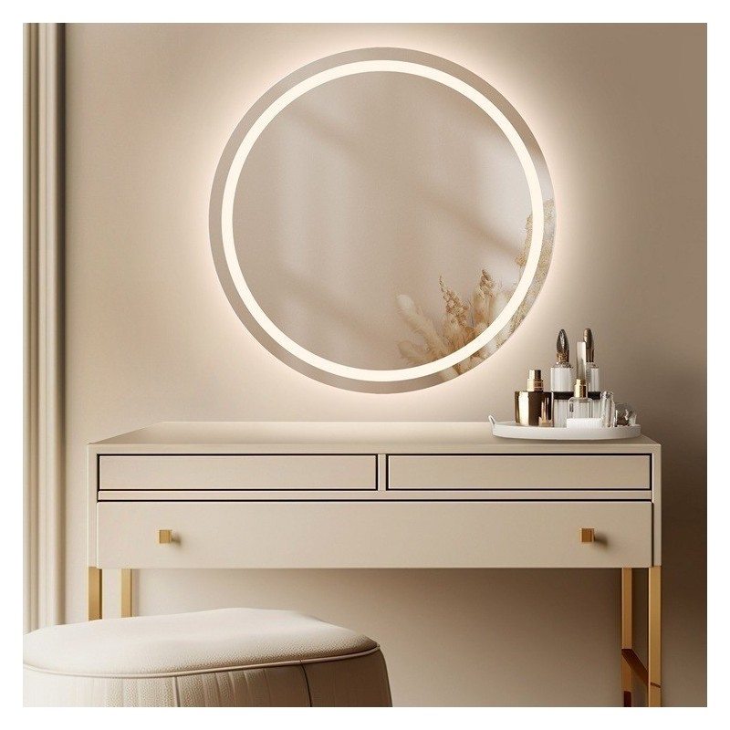 Ronde badkamerspiegel met verlichting MAIA LED