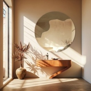 Planetaire ronde decoratieve spiegel - ASTRALIS