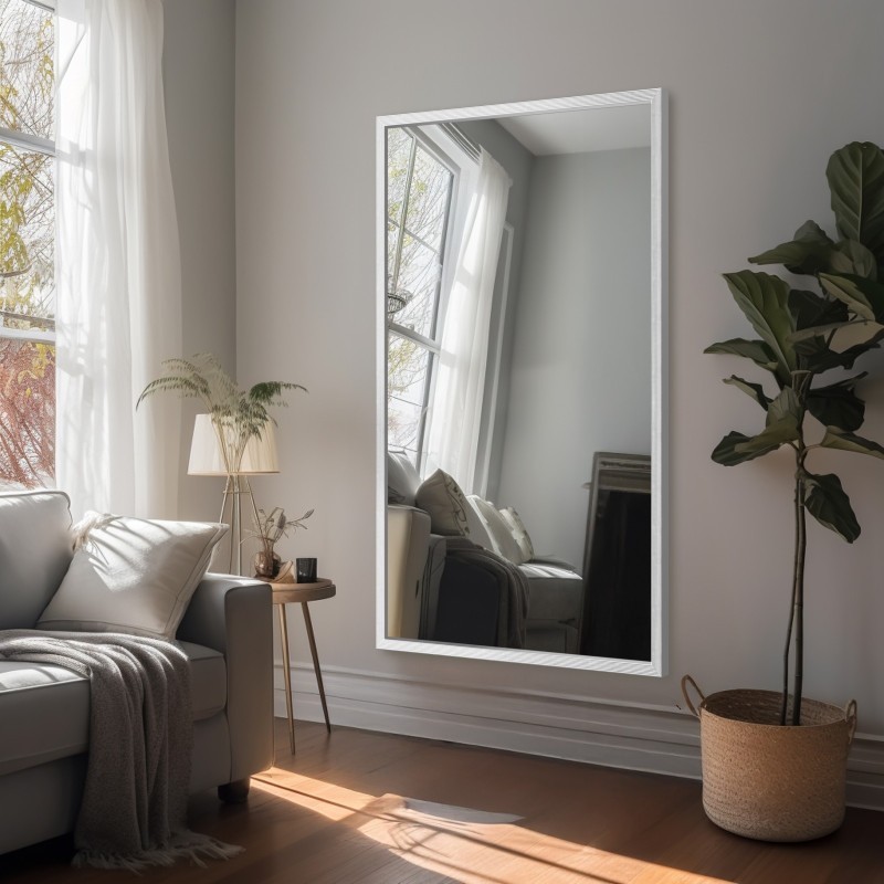 Spiegel met houten lijst – 8301 – lijstkleur naar keuze