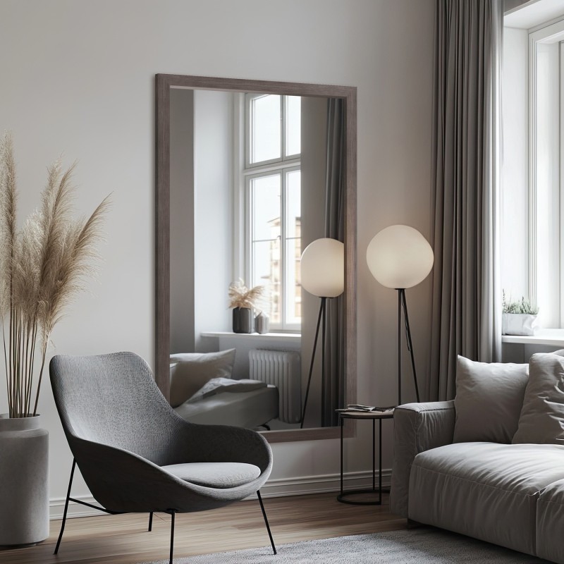 Spiegel met houten lijst – 8503 – lijstkleur naar keuze