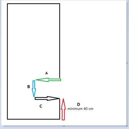 Grote rechthoekige spiegel voor badkamer met kastuitsparing met verlichting - AGIS LED