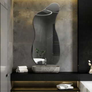 Decoratieve spiegel met organische vorm - ANGELIT
