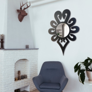 Decoratieve spiegel in de vorm van een paraplu - JAGNA