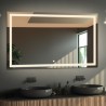 Rechthoekige badkamerspiegel met bluetooth-luidspreker en schakelaar - EMI LED PREMIUM