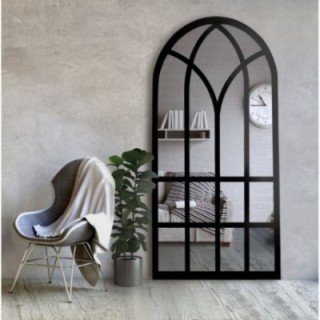 Loft raamspiegel met MDF stijlen - FRAME - lijstkleur naar keuze