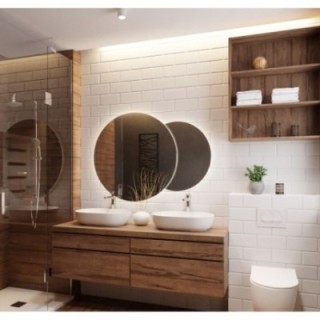 Set badkamerspiegels met verlichting - UNIVERSE LED II
