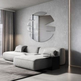 Decoratieve ronde spiegel - ZOJA