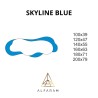 Onregelmatige blauwe spiegel - SKYLINE BLUE