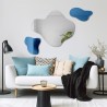 Onregelmatige blauwe spiegel - AQUA BLUE
