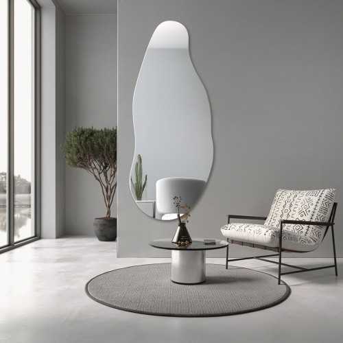 Decoratieve spiegel met een organische vorm - BARYT