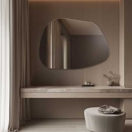 Decoratieve spiegel met organische vorm - BAZALT