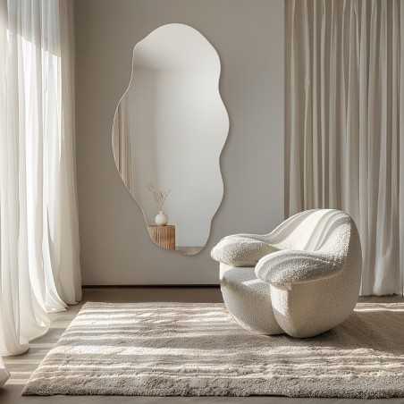 Decoratieve spiegel met een organische vorm - LOLIT