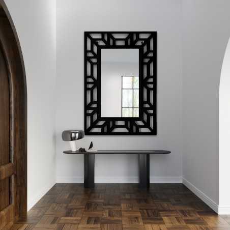 Spiegel in opengewerkte decoratieve MDF lijst - ROZEL - lijstkleur naar keuze