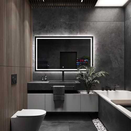 Slimme badkamerspiegel met verlichting - EMI SMART LED