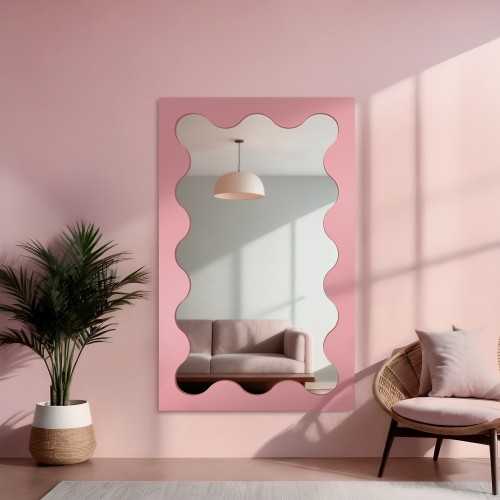 Onregelmatige spiegel in mdf lijst - BLOBS PRISM