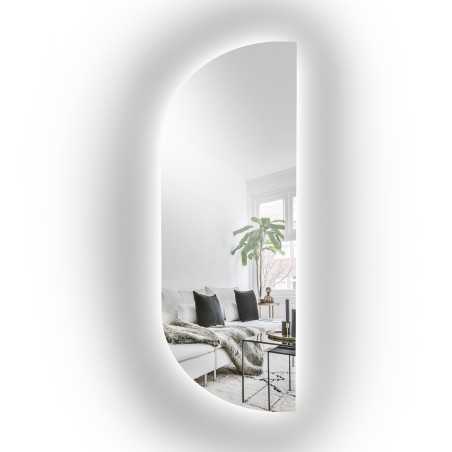 Spiegel met onregelmatige vorm en verlichting - NOE LED