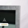 Spiegel in zwart frame met verlichting - 1503 LED - op maat gemaakt