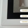 Spiegel in zwart frame met verlichting - 1503 LED - op maat gemaakt