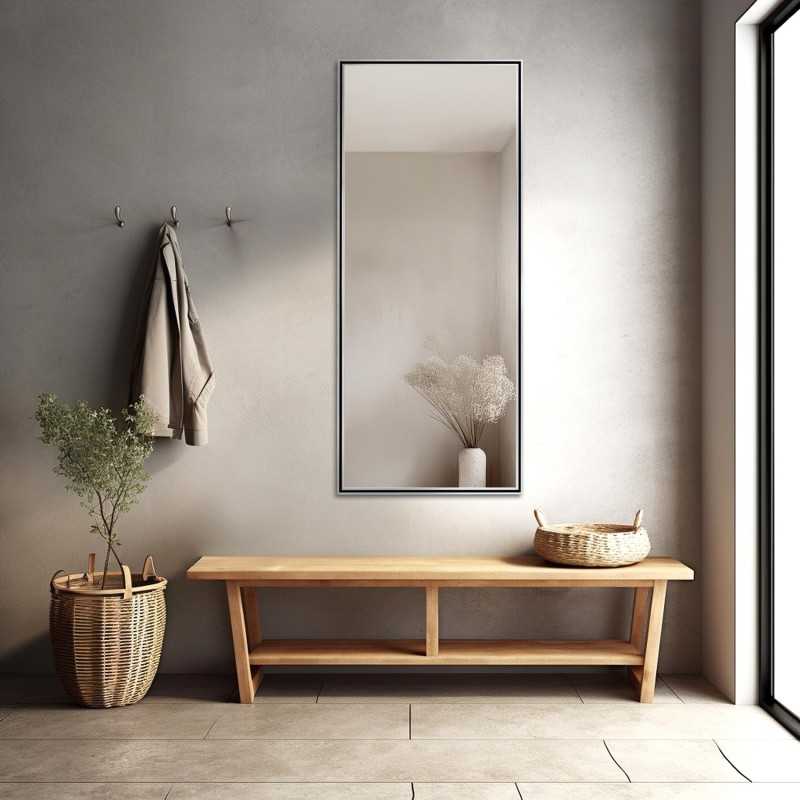 Spiegel in fijne decoratieve houten lijst - 1501 - kleur van de lijst naar keuze