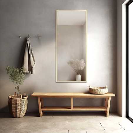 Spiegel in fijne decoratieve houten lijst - 1501 - kleur van de lijst naar keuze