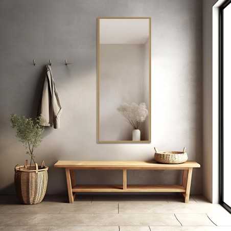 Spiegel in fijne decoratieve houten lijst - 1501 - kleur van de lijst naar keuze