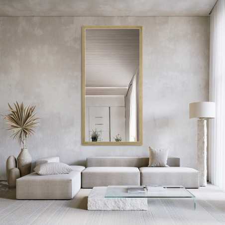 Spiegel in fijne decoratieve houten lijst - 2801 - kleur van de lijst naar keuze