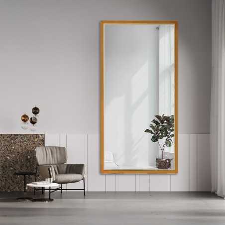 Spiegel in fijne decoratieve houten lijst - 2801 - kleur van de lijst naar keuze