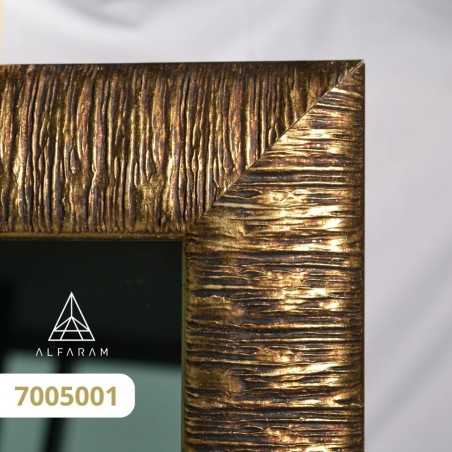 Moderne spiegel in rijke houten lijst - 7005 - lijstkleur naar keuze