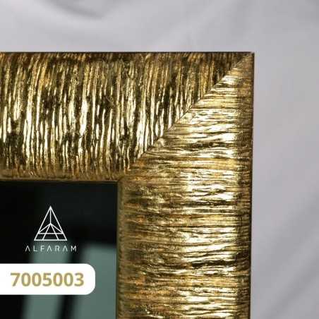 Moderne spiegel in rijke houten lijst - 7005 - lijstkleur naar keuze