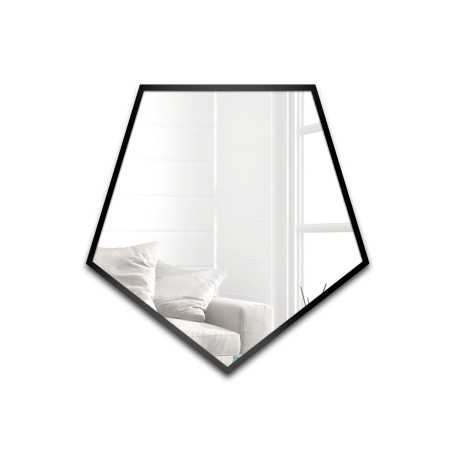 Geometrisch gevormde spiegel in een frame - PENTA IN A FRAME