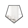 Geometrisch gevormde spiegel in een frame - PENTA IN A FRAME
