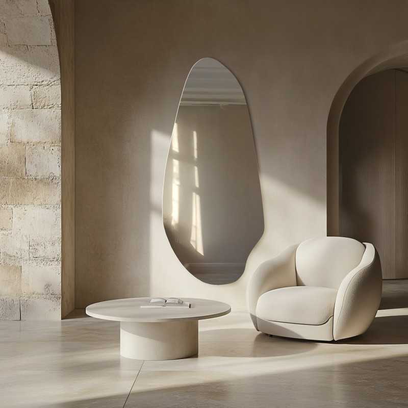 Onregelmatig gevormde spiegel - JASPIS