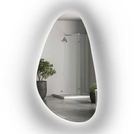 Onregelmatig gevormde spiegel met verlichting - SYDERYT LED