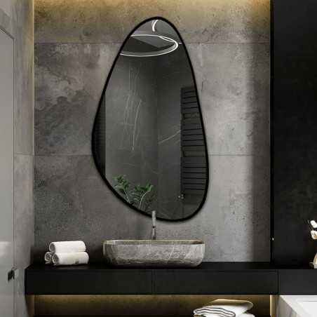 Onregelmatig gevormde spiegel in een frame - SYDERYT IN A FRAME