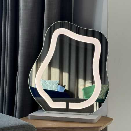 Cosmeticaspiegel met gezandstraalde verlichting - FLOW LED PETITE