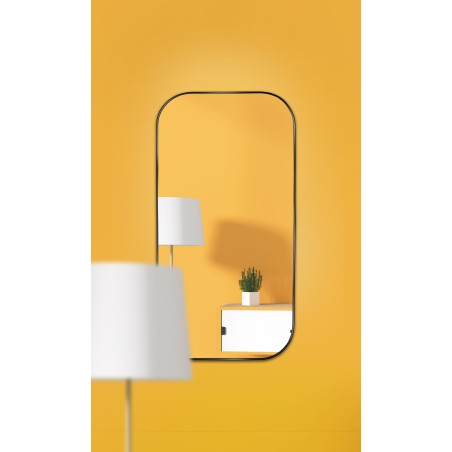 Spiegel in zwarte MDF SLIM lijst - GERDA - kleur van de lijst naar keuze