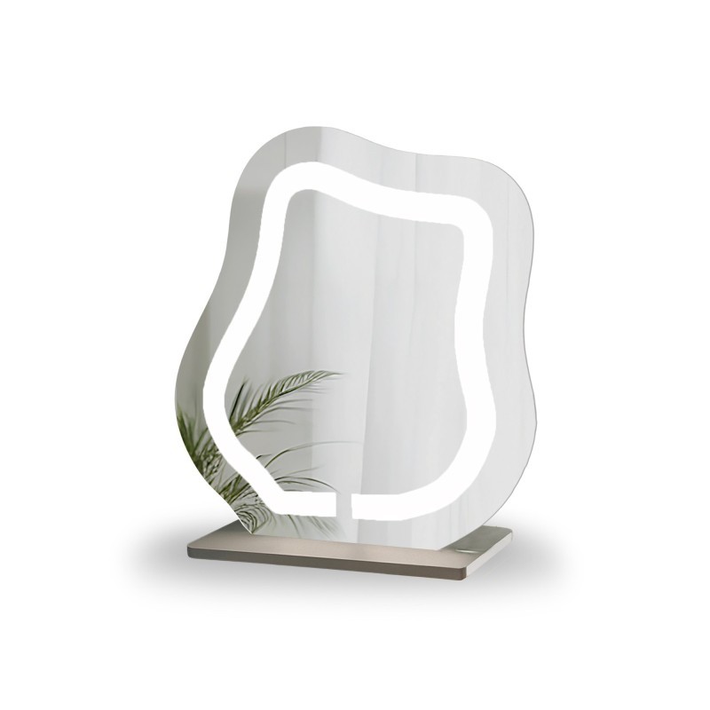 Cosmeticaspiegel met gezandstraalde verlichting - FLOW LED PETITE
