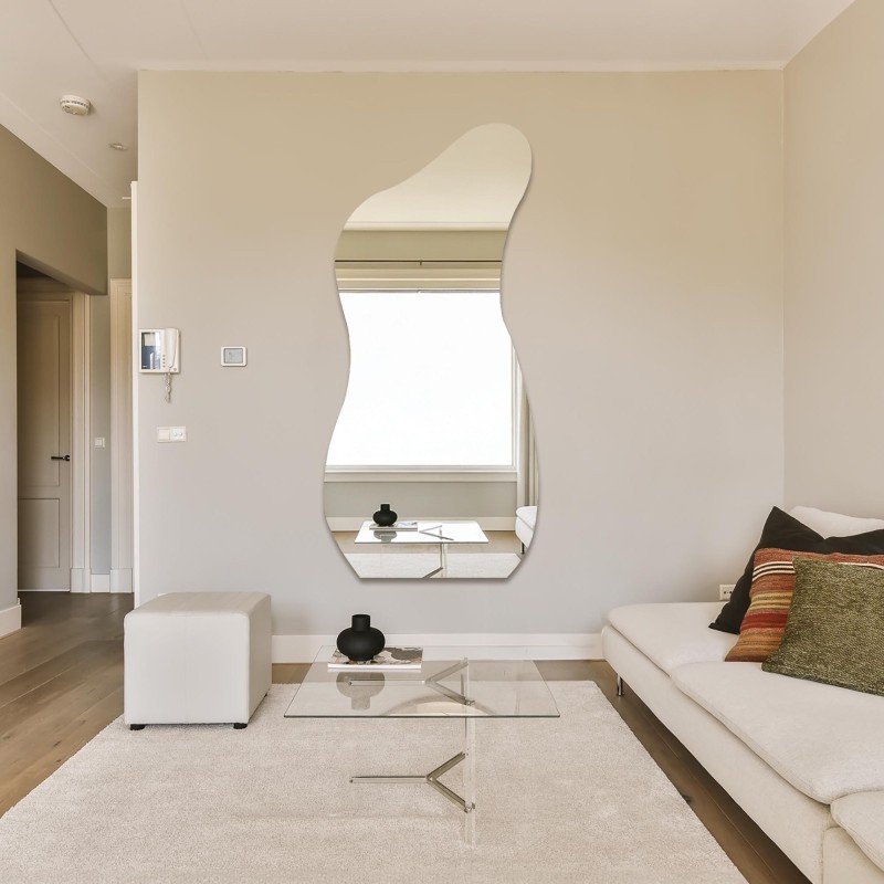 Decoratieve spiegel met organische vorm - ANGELIT