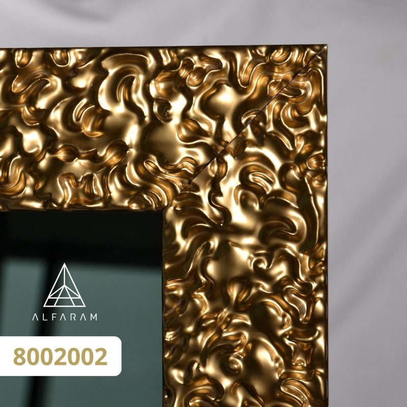 Luxe wandspiegel in gouden lijst met verouderd paneel – 8002002 – JULIA VINTAGE