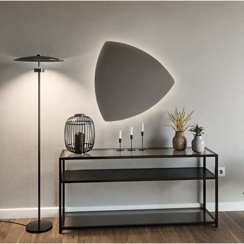Driehoekige badkamerspiegel met verlichting - KARO LED