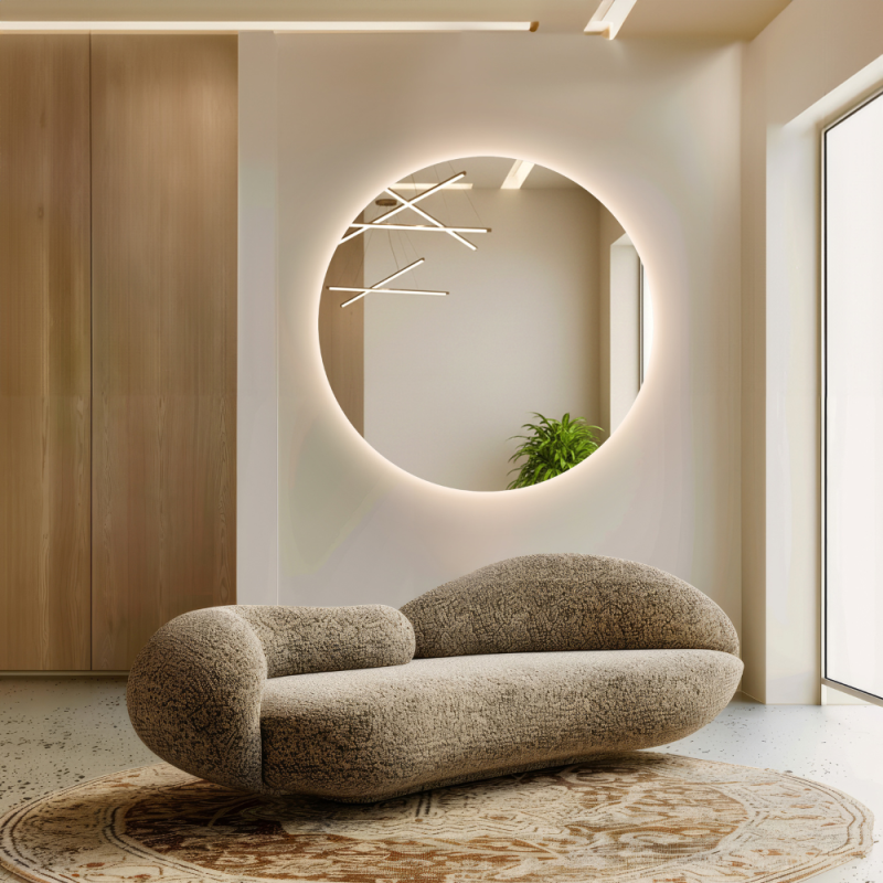 Ronde badkamerspiegel met verlichting - CIRKEL LED