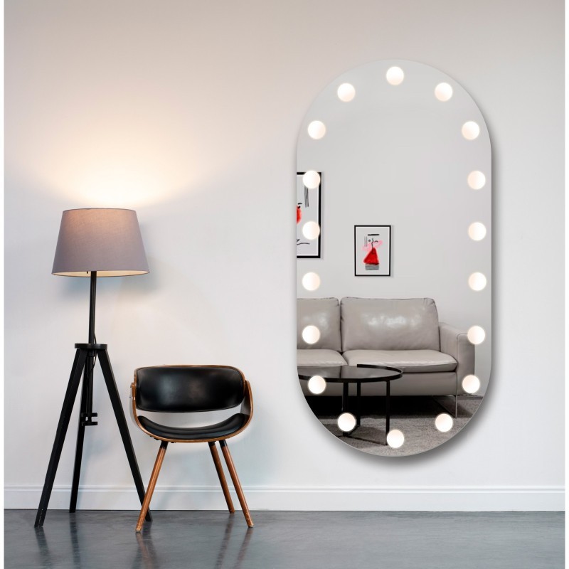 Ovale spiegel met verlichting - LONDON LED
