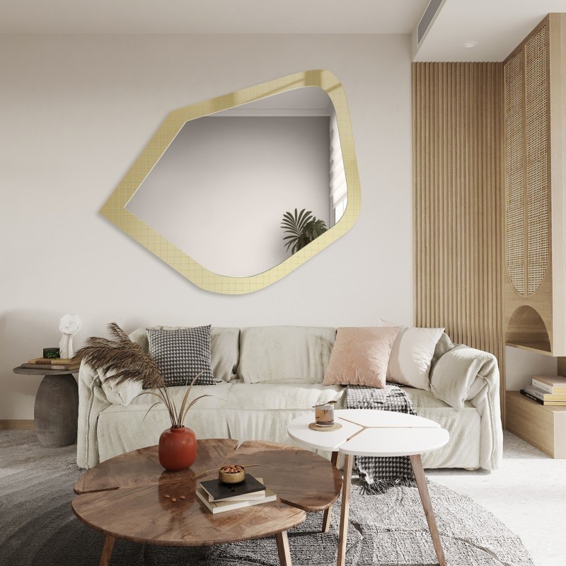 Decoratieve spiegel op ornamentglas Master Flex - LUXORA PRISTAL