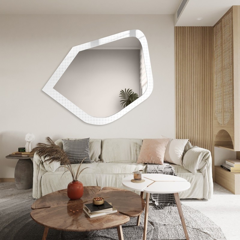 Decoratieve spiegel op ornamentglas Master Flex - LUXORA PRISTAL