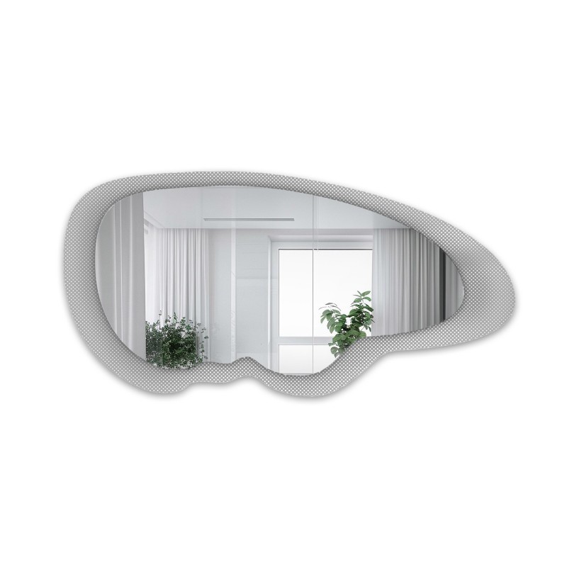 Decoratieve spiegel op ornamentglas Master Point - LUXORA VITRALIS