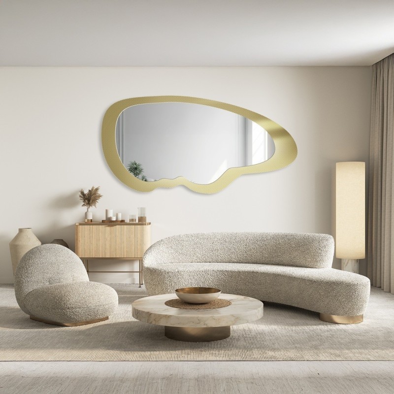Decoratieve spiegel op ornamentglas Master Point - LUXORA VITRALIS