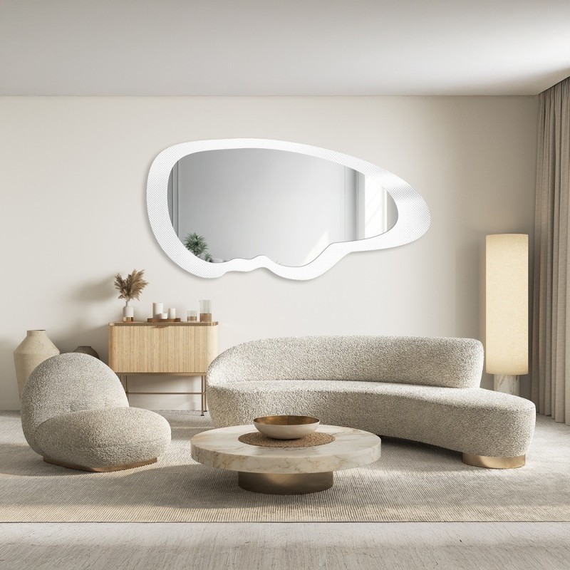 Decoratieve spiegel op ornamentglas Master Point - LUXORA VITRALIS