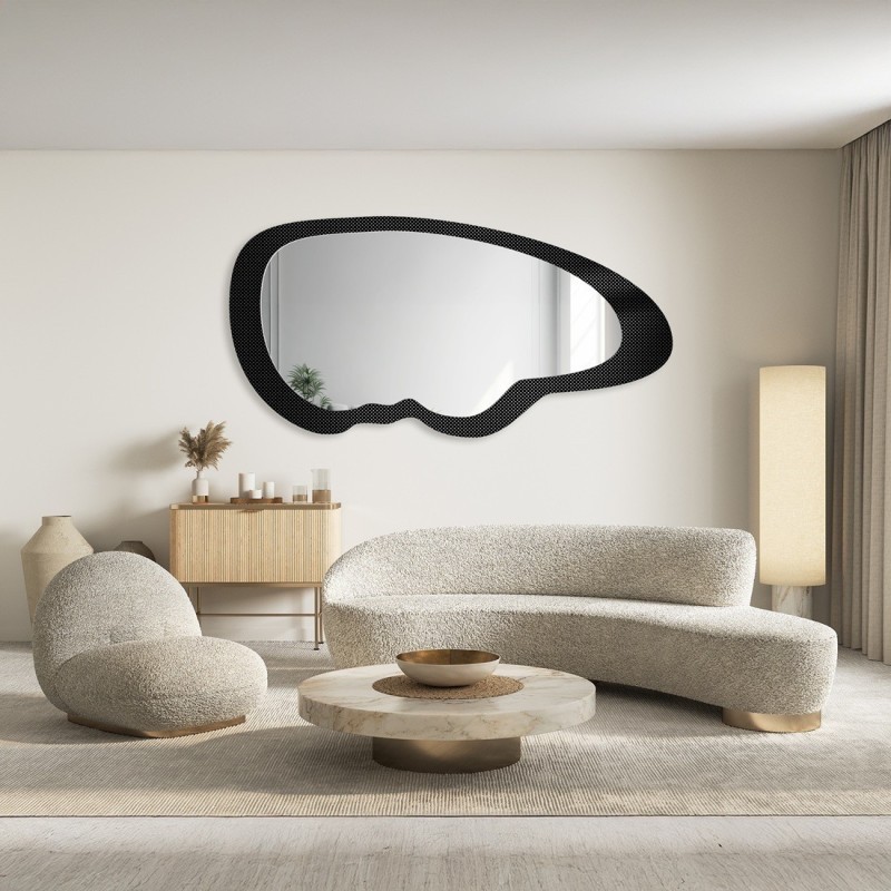 Decoratieve spiegel op ornamentglas Master Point - LUXORA VITRALIS