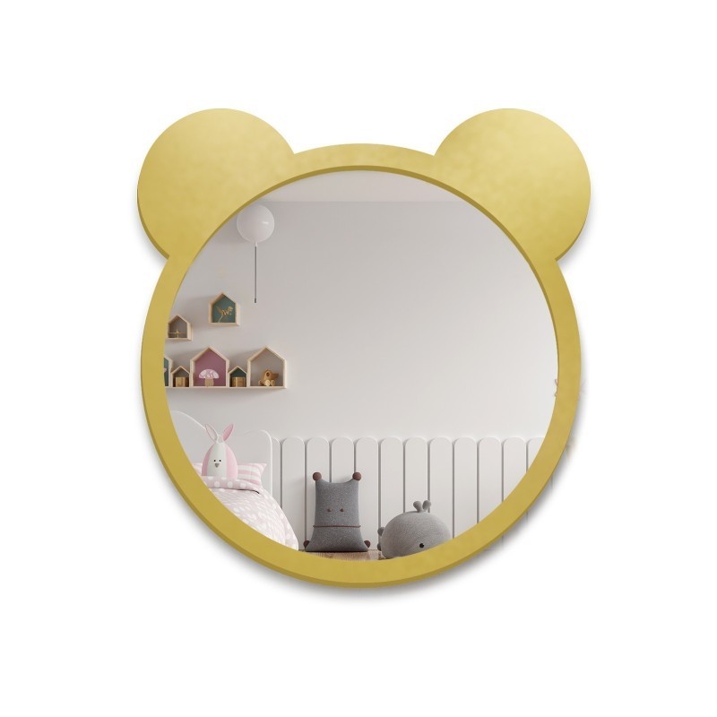Decoratieve wandspiegel voor kind in mdf lijst - BEERTJE